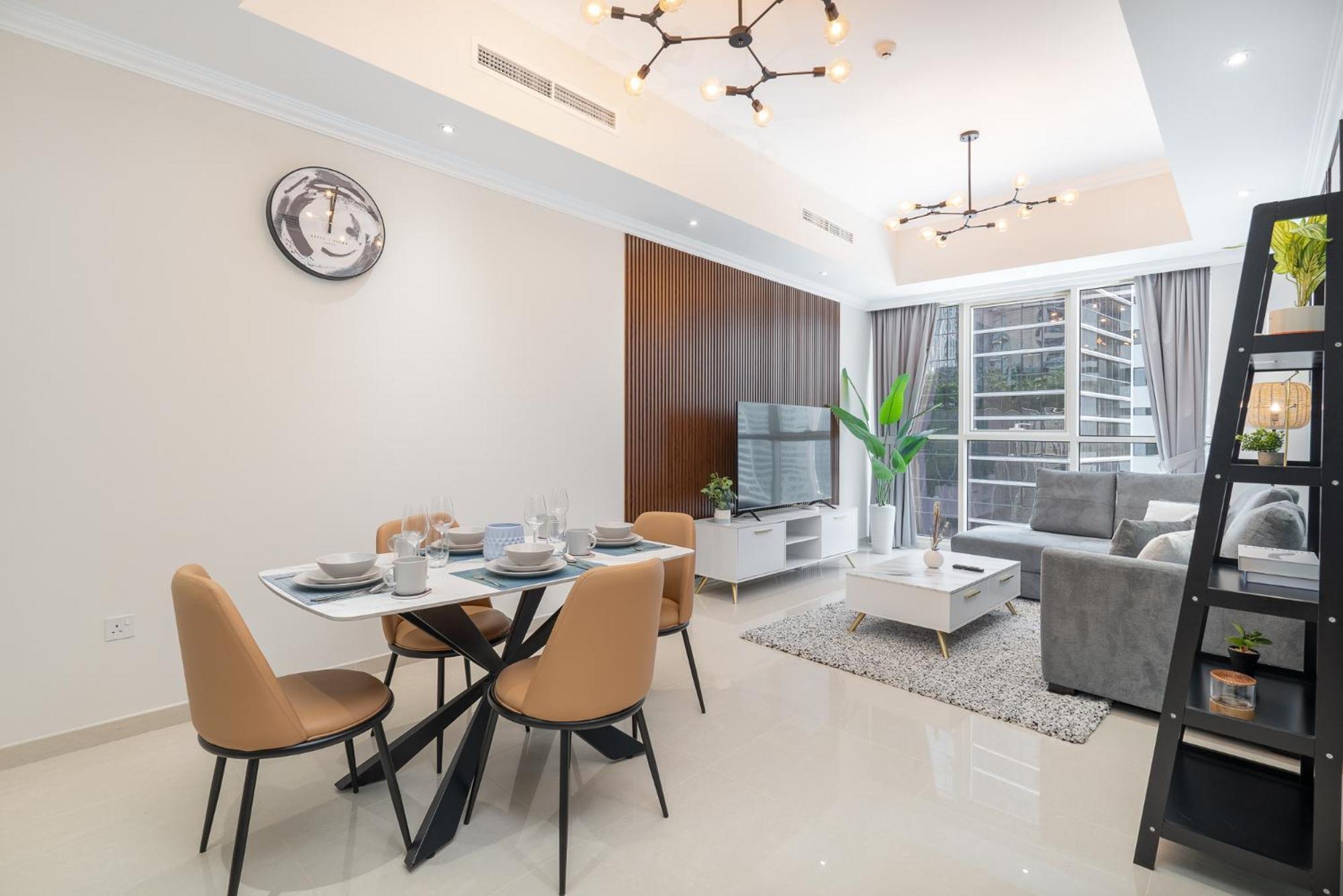 Heaven Crest Vacation Homes Downtown - Studio And 1 Bedroom Suites 2 Minute Walk To Dubai Mall And Burj Khalifa Exterior foto