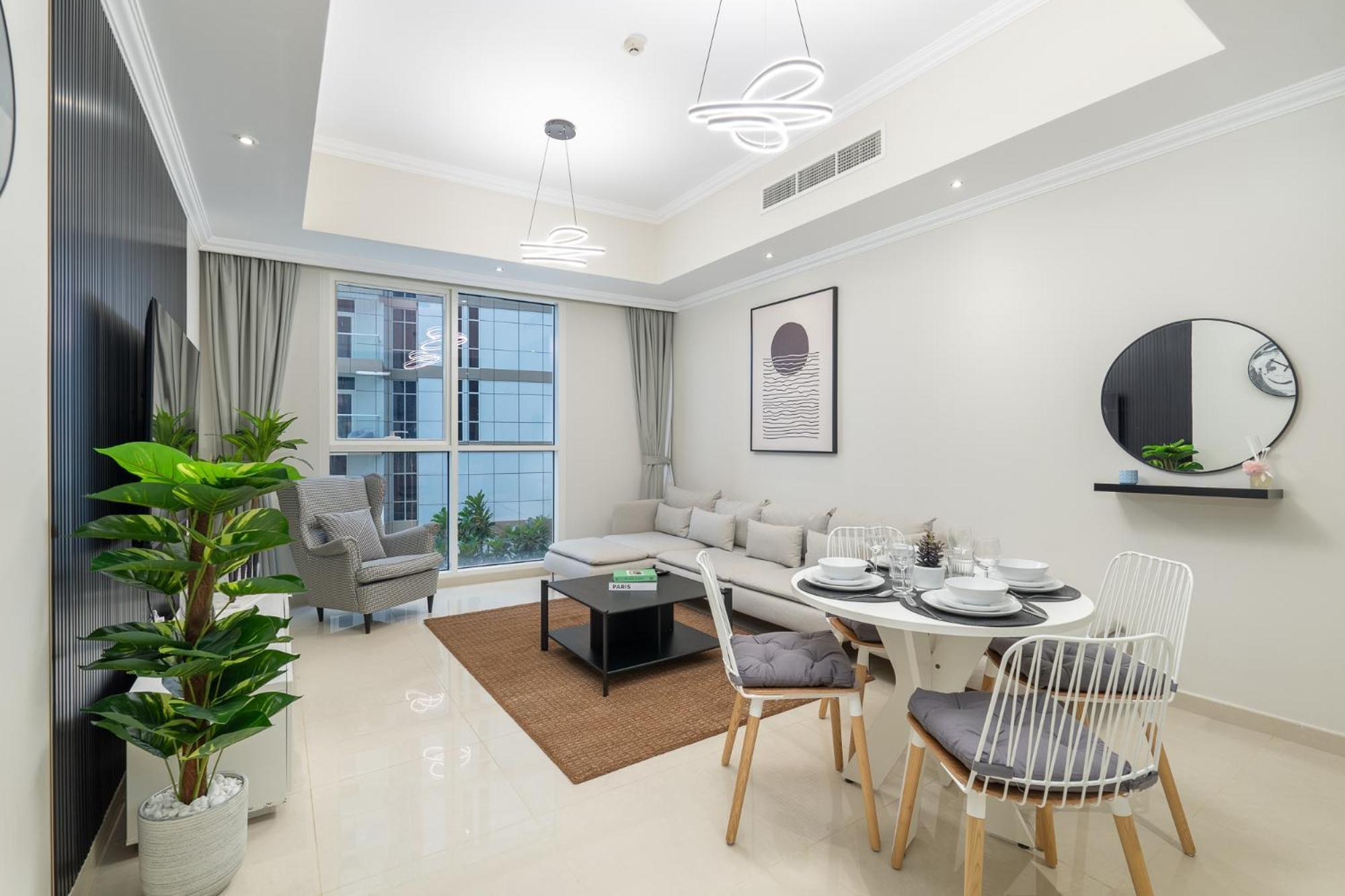 Heaven Crest Vacation Homes Downtown - Studio And 1 Bedroom Suites 2 Minute Walk To Dubai Mall And Burj Khalifa Exterior foto