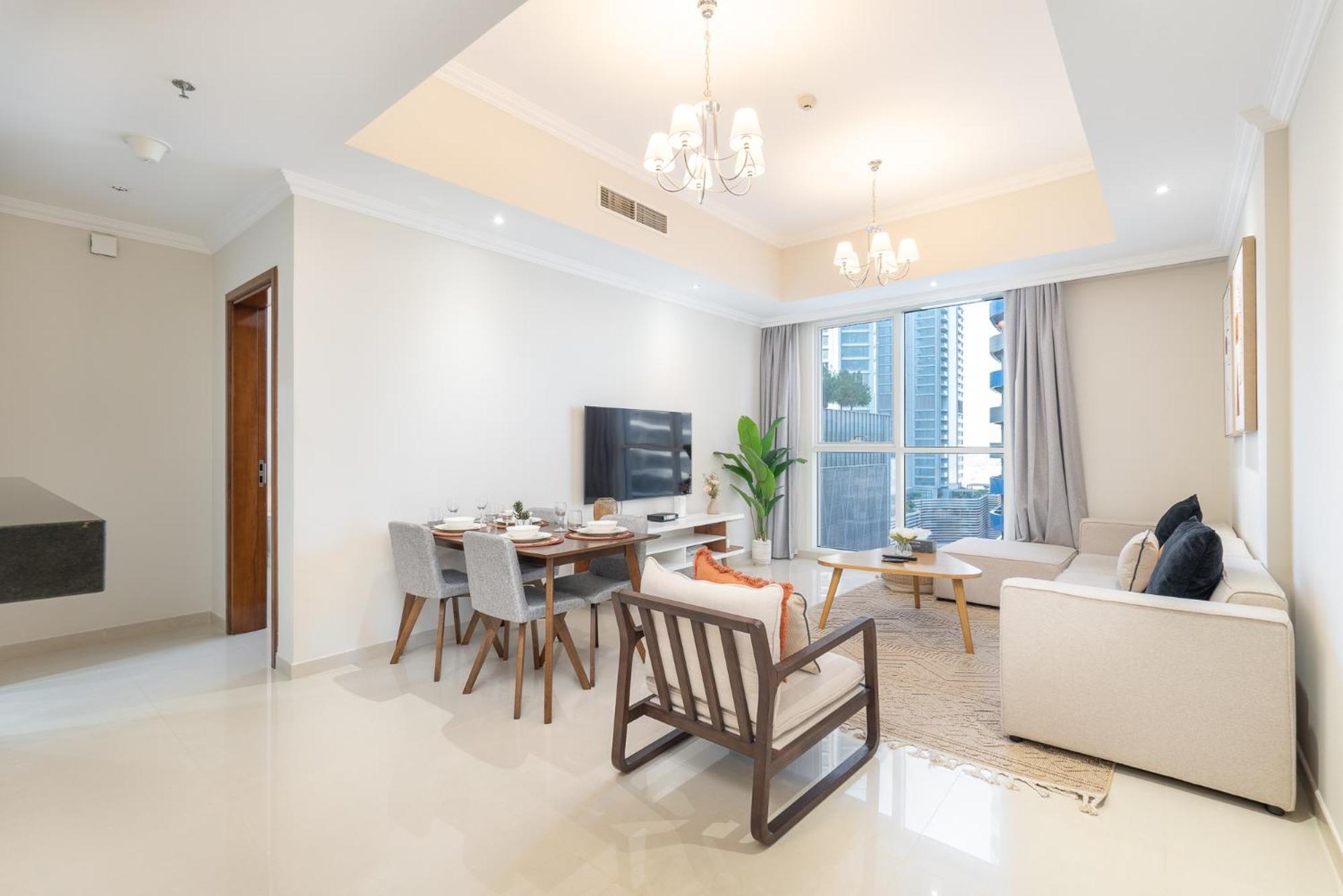 Heaven Crest Vacation Homes Downtown - Studio And 1 Bedroom Suites 2 Minute Walk To Dubai Mall And Burj Khalifa Exterior foto