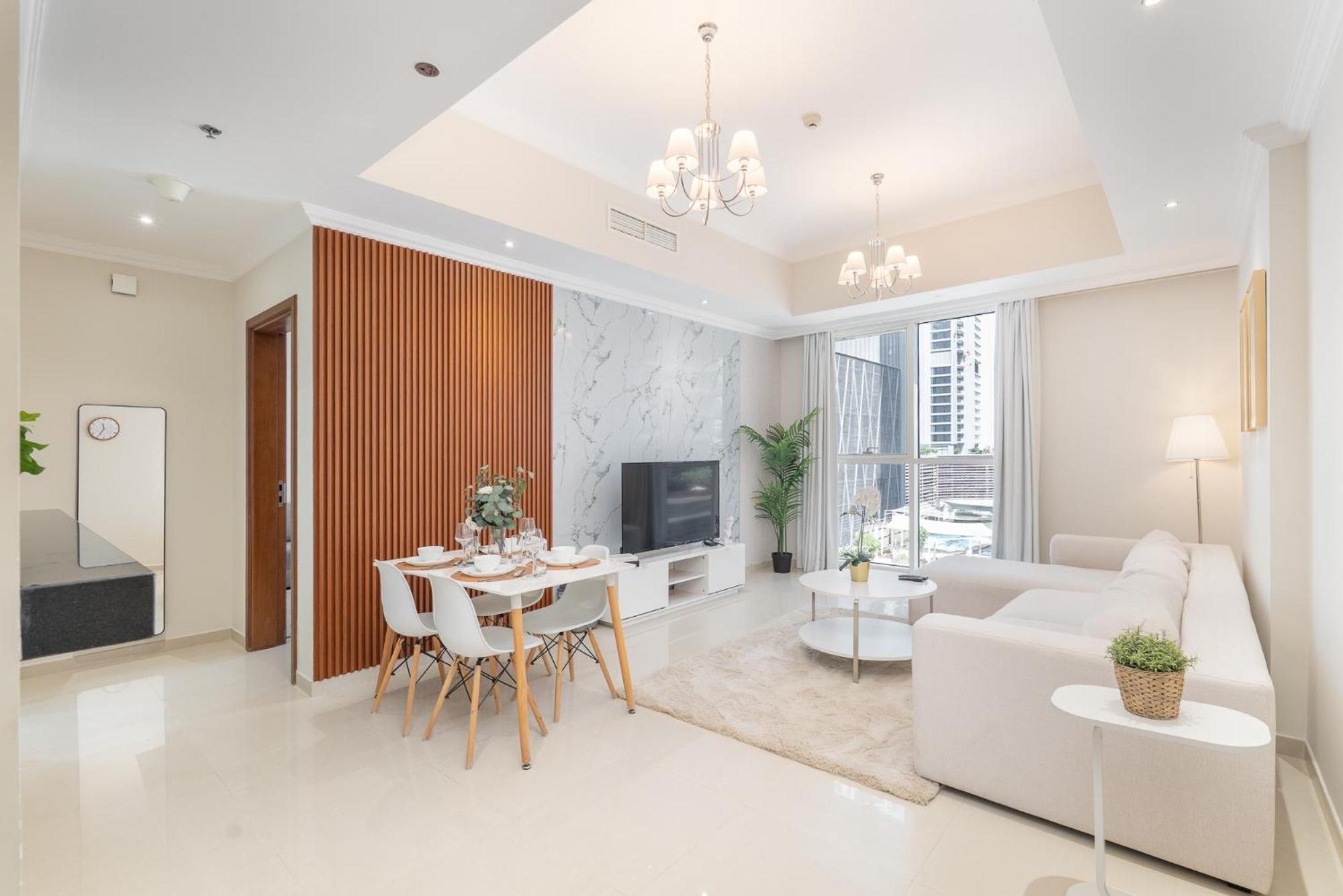 Heaven Crest Vacation Homes Downtown - Studio And 1 Bedroom Suites 2 Minute Walk To Dubai Mall And Burj Khalifa Exterior foto