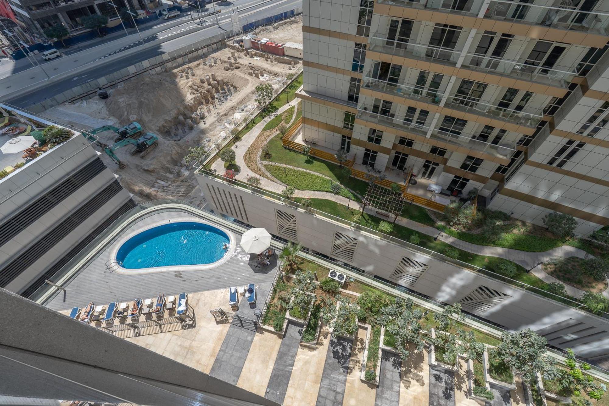 Heaven Crest Vacation Homes Downtown - Studio And 1 Bedroom Suites 2 Minute Walk To Dubai Mall And Burj Khalifa Exterior foto